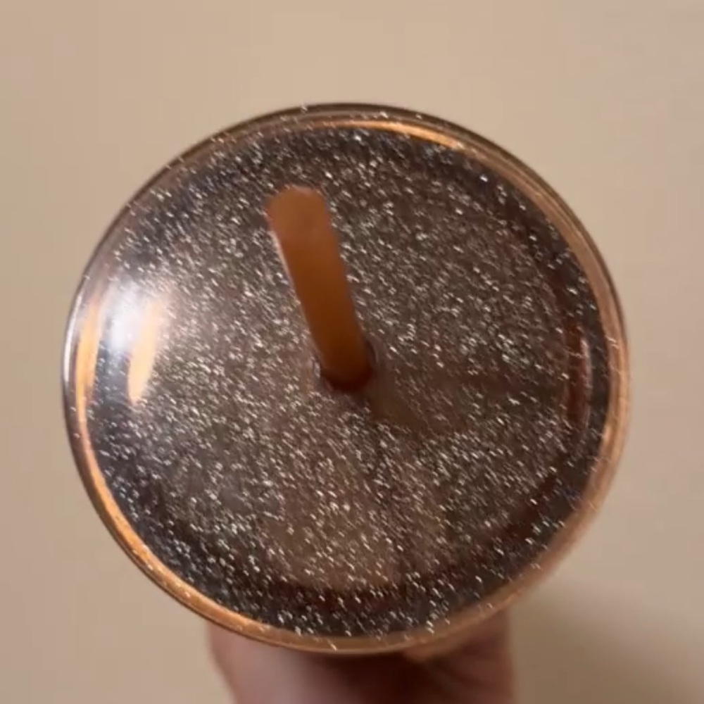 NEW 2018 RARE Starbucks Rose Gold glitter top 24oz Venti stainless Steel tumbler - Picture 9 of 17